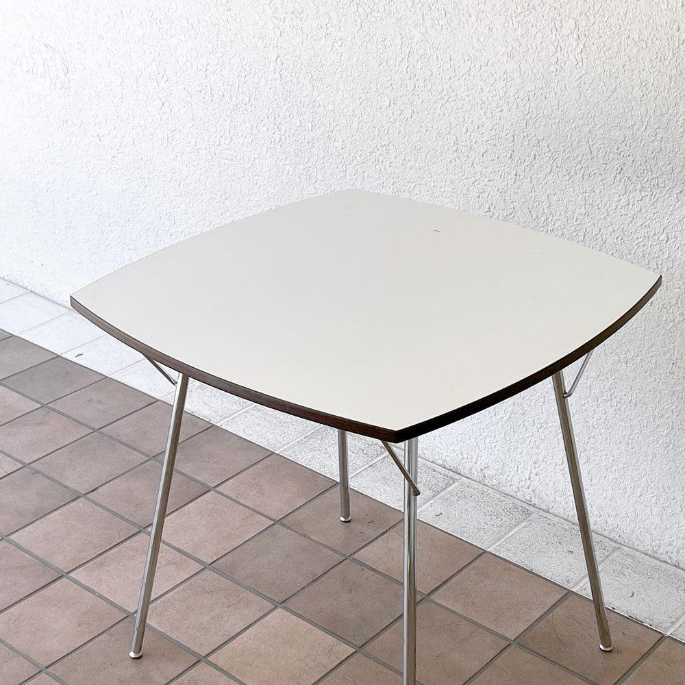 ニーダイニングテーブル Ny Dining Table シャミド SHAMIDO ホワイト フォールディング 折り畳み 新居 猛 ミッドセンチュリー ◇