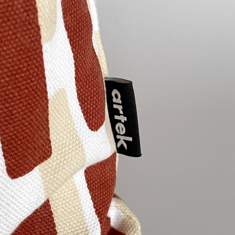 アルテック artek シエナ クッションカバー Siena Cushion Cover ブリック × サンド シャドー インナークッション付 W40×D40 北欧雑貨 デンマーク ■