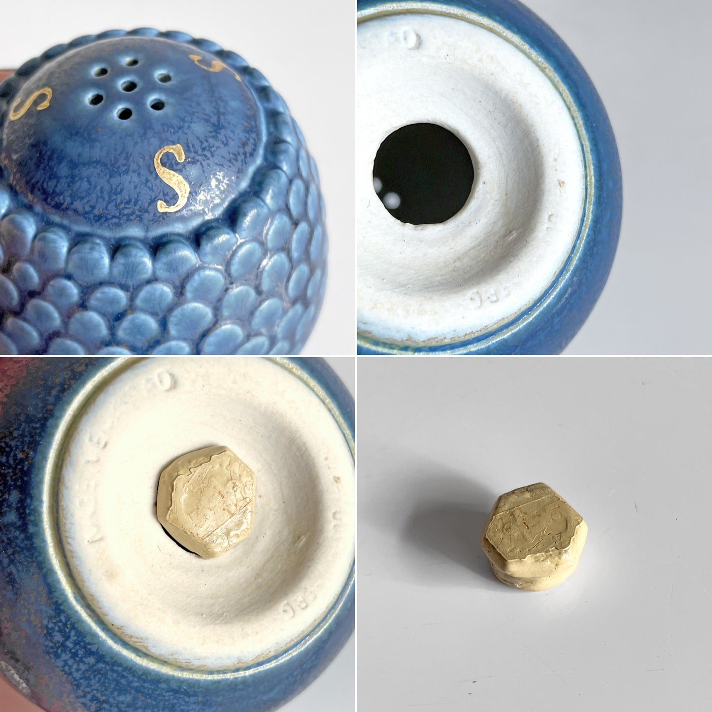 グスタフスベリ GUSTAVSBERG ソルト＆ペッパー S&P ヴィルヘルム・コーゲ Wilhelm Kage スウェーデン ビンテージ 北欧雑貨 ■