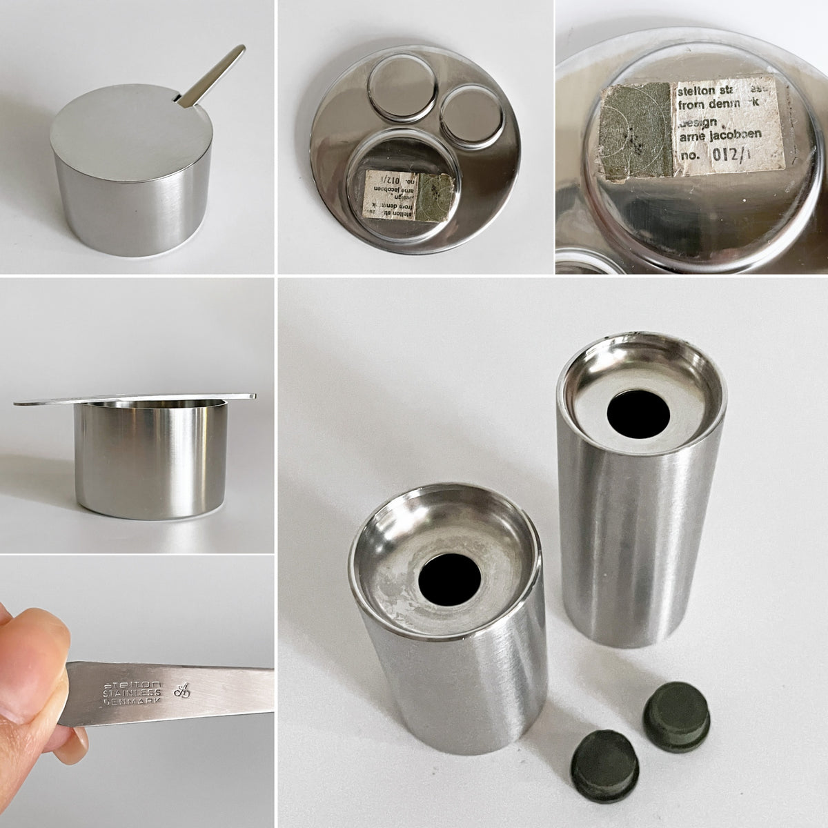 ステルトン Stelton シリンダライン Cylinda-line ソルト＆ペッパー ディスペンサー Solt＆pepper ステンレス アルネヤコブセン ■