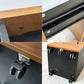 大川家具 東馬 TOHMA FURNITURE レガリー LEGARY デスクワゴン 3ドロワー ウォールナット材 スチール ●
