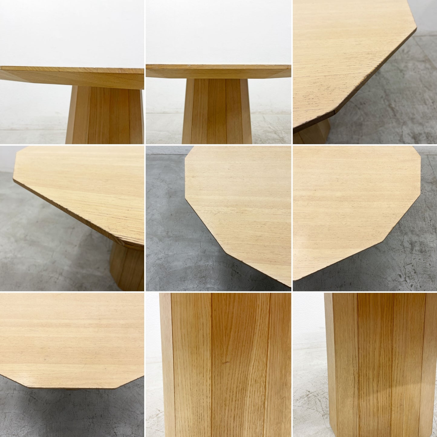 カリモクニュースタンダード KARIMOKU NEW STANDARD カラーウッド ダイニングテーブル COLOUR WOOD DINING 120 14角形 国産クリ材 〓