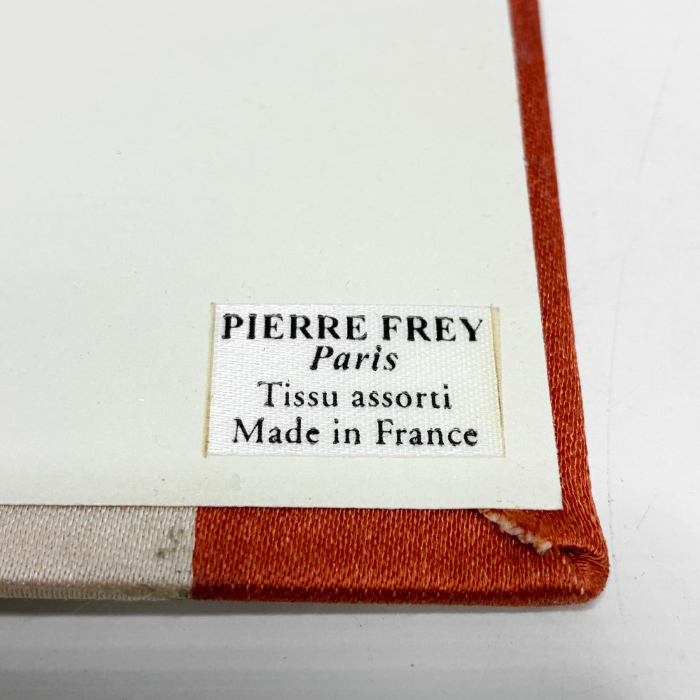 ピエールフレイ Pierre Frey スケッチブック ノートブック アルバム オレンジ 箱付き 未使用品 ●