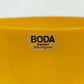 ボダ BODA フラワーベース オレンジ エリック・ホグラン Erik Höglund ハンドサイン入り 花瓶 H11cm ガラス ビンテージ スウェーデン 北欧雑貨 ●