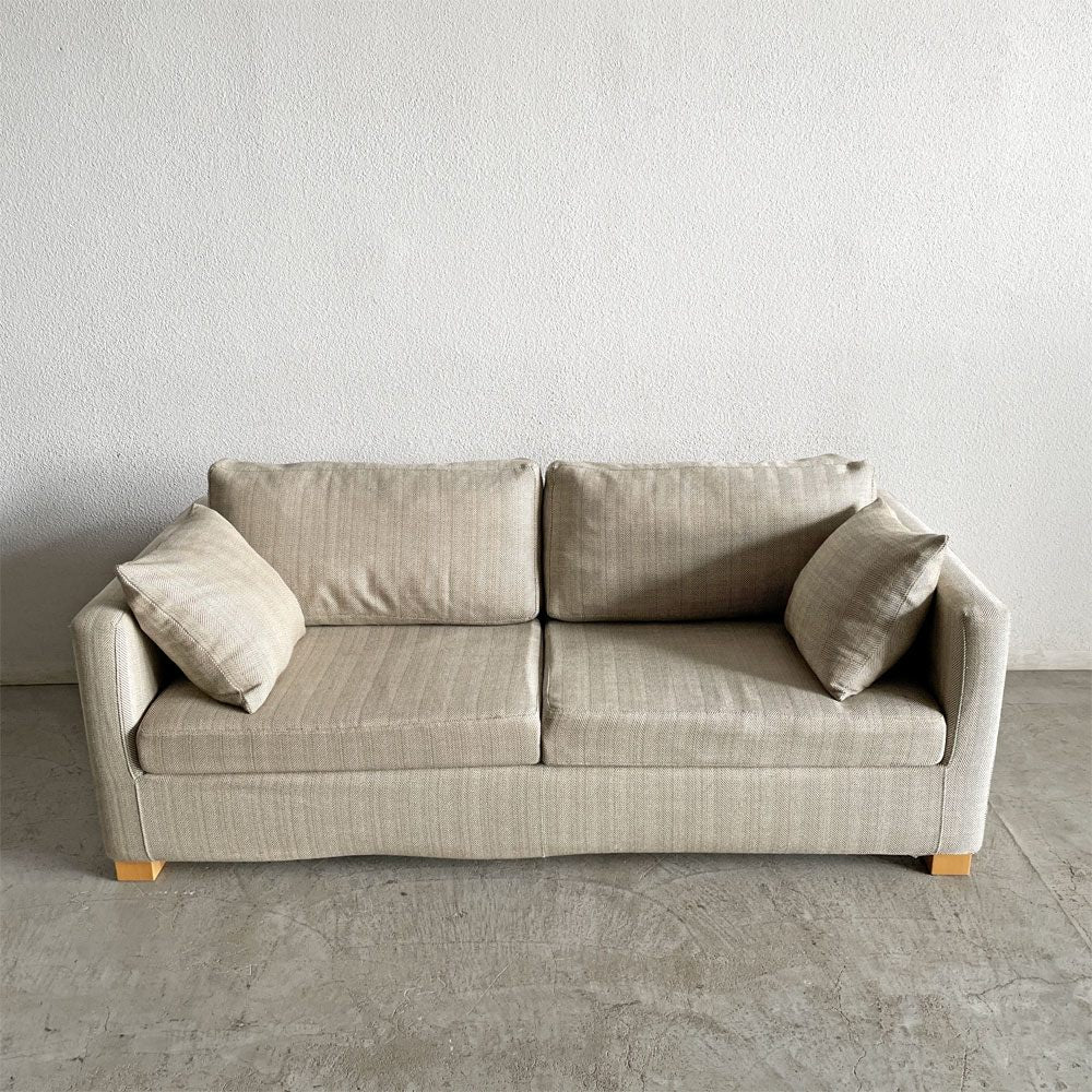 ワイスワイス WISE WISE パル PAL GC-102 2人掛けソファ W180cm カバーリングファブリック ヘリンボーン生地 カタログ価格￥294,000-以上 〓