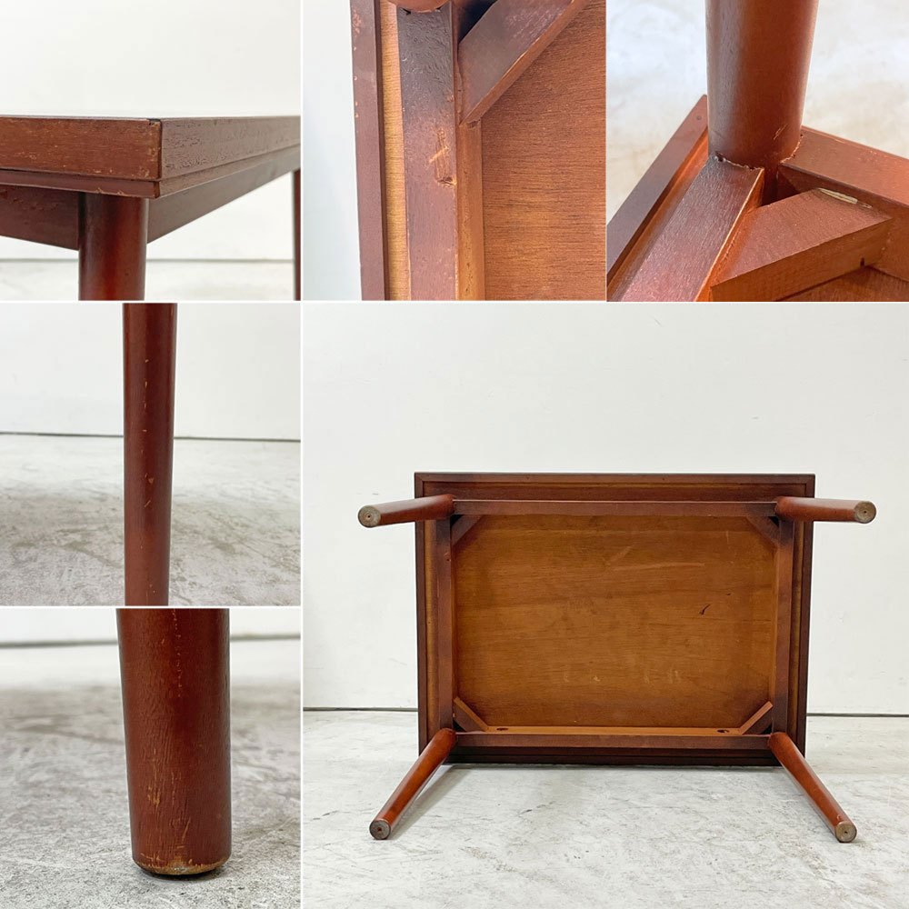 ジャパンビンテージ Japan Vintage コーヒーテーブル ローテーブル デコラトップ W61cm 北欧スタイル  ●