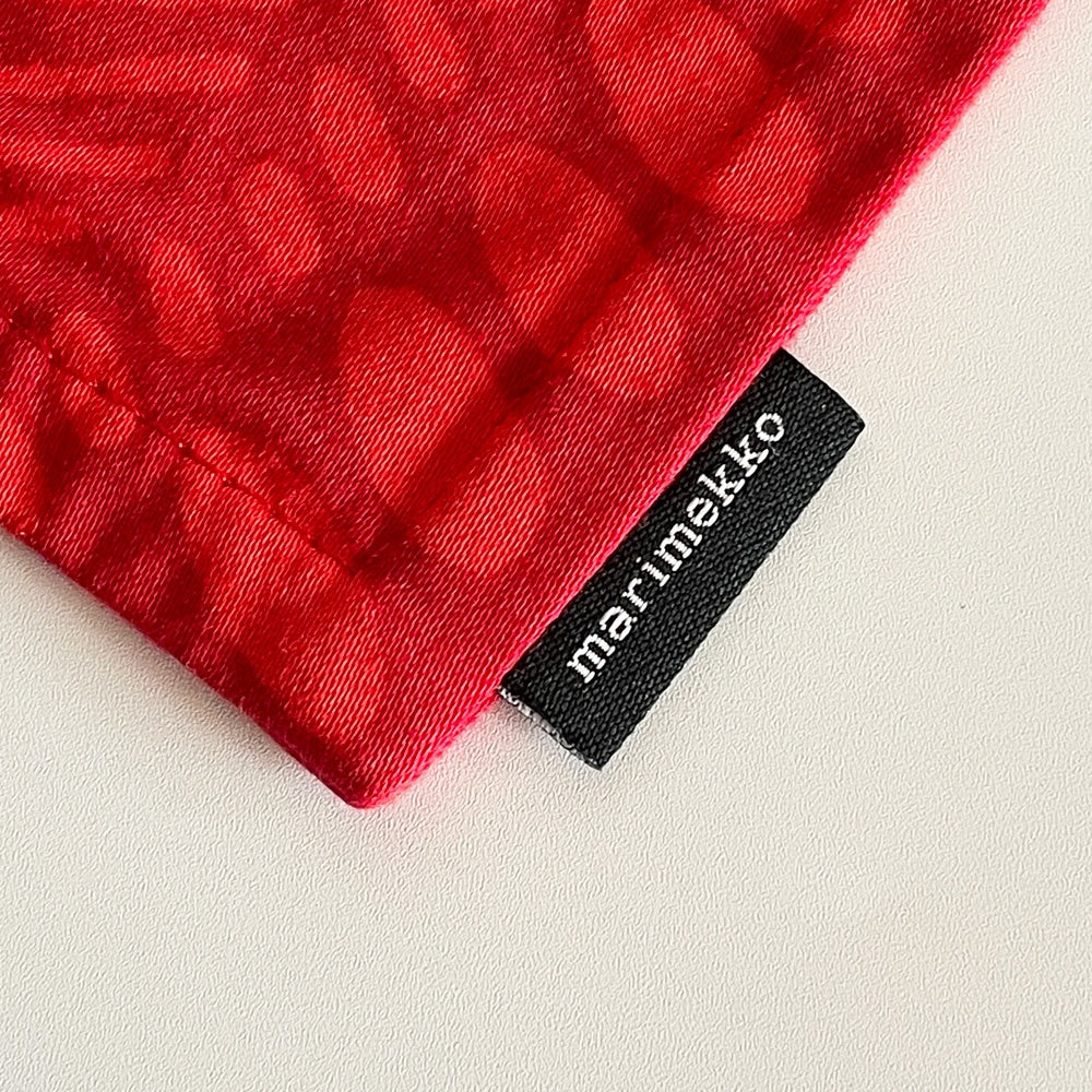 マリメッコ Marimekko ナシア NASIA クッションカバー レッドべース マイヤ・イソラ 廃番カラー 40×40cm 北欧 ■