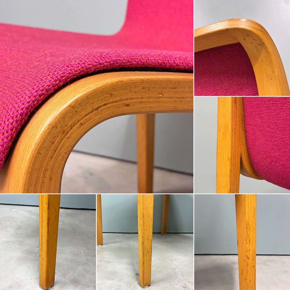 ノル Knoll 1305 アームレスチェア サイドチェア ダイニングチェア プライウッド ビル・ステファン Bill Stephens ビンテージ ミッドセンチュリー ◎