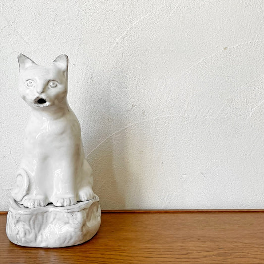 アスティエ・ド・ヴィラット Astier de Villatte  セツコ コレクション Setsuko collection 猫 キャット インセンスバーナー 参考68,200円 ★