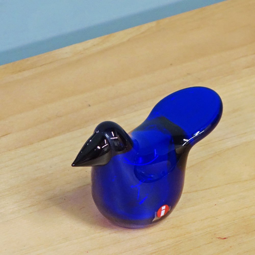 イッタラ iittala  バーズバイトイッカ Birds by Toikka シエッポ Sieppo コバルト × ブラウン 2015年 131/1000 イッタラバード オイバ・トイッカ SCOPE別注 ◎