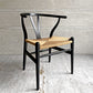 カールハンセン＆サン Carl Hansen & Son CH24 Yチェア ブラックラッカー ビーチ材 ペーパーコード ハンス・J・ウェグナー デンマーク 北欧家具 日本仕様 座面張替済  B ♪