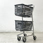 パシフィックファニチャーサービス P.F.S バスケットカート BASKET CART バスケット2個付 定価\29,700 ●