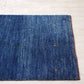 イラン 手織り ギャッベ gabbeh 絨毯 ラグ カーペット ブルー 120×76cm 鹿モチーフ ●