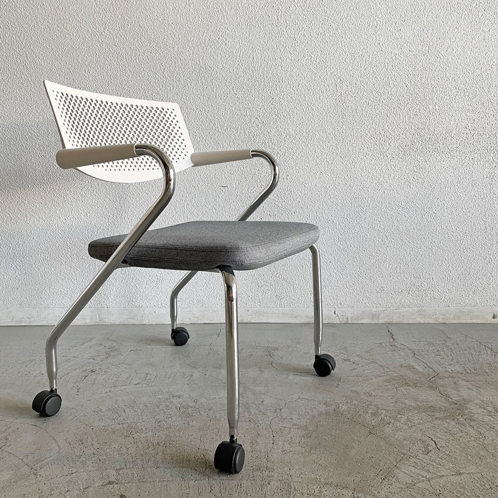 ヴィトラ vitra ビザロール Visaroll デスクチェア ミーティングチェア キャスターベース スタッキング アントニオ・チッテリオ B 〓