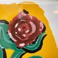TMHM × リー・イズミダ Lee Izumida 九谷焼アートプレート ART PLATE "ROSE" + ORDER WOOD FRAME 陶板 オーダーメイド額装品 ◎