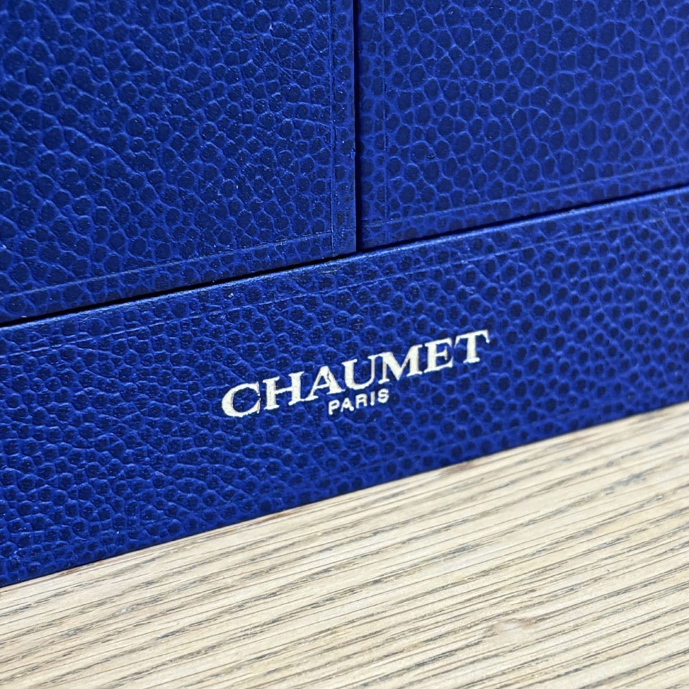 ショーメ CHAUMET 純正ボックス アクセサリー用ケース ネックレス用 空き箱 フランス ●
