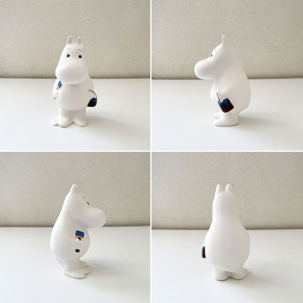 アラビア ARABIA ムーミンフィギュア MOOMIN ムーミン ペンキ塗り 陶器人形 箱付 フィンランド 北欧雑貨 旧ロゴ 廃番 ◎