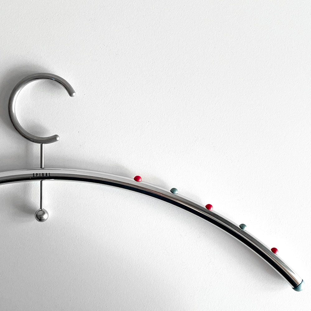 倉俣史朗 Shiro Kuramata アルミ二オ ALUMINIO ハンガー SPIRAL製 ポストモダン 廃番 希少 A  ■