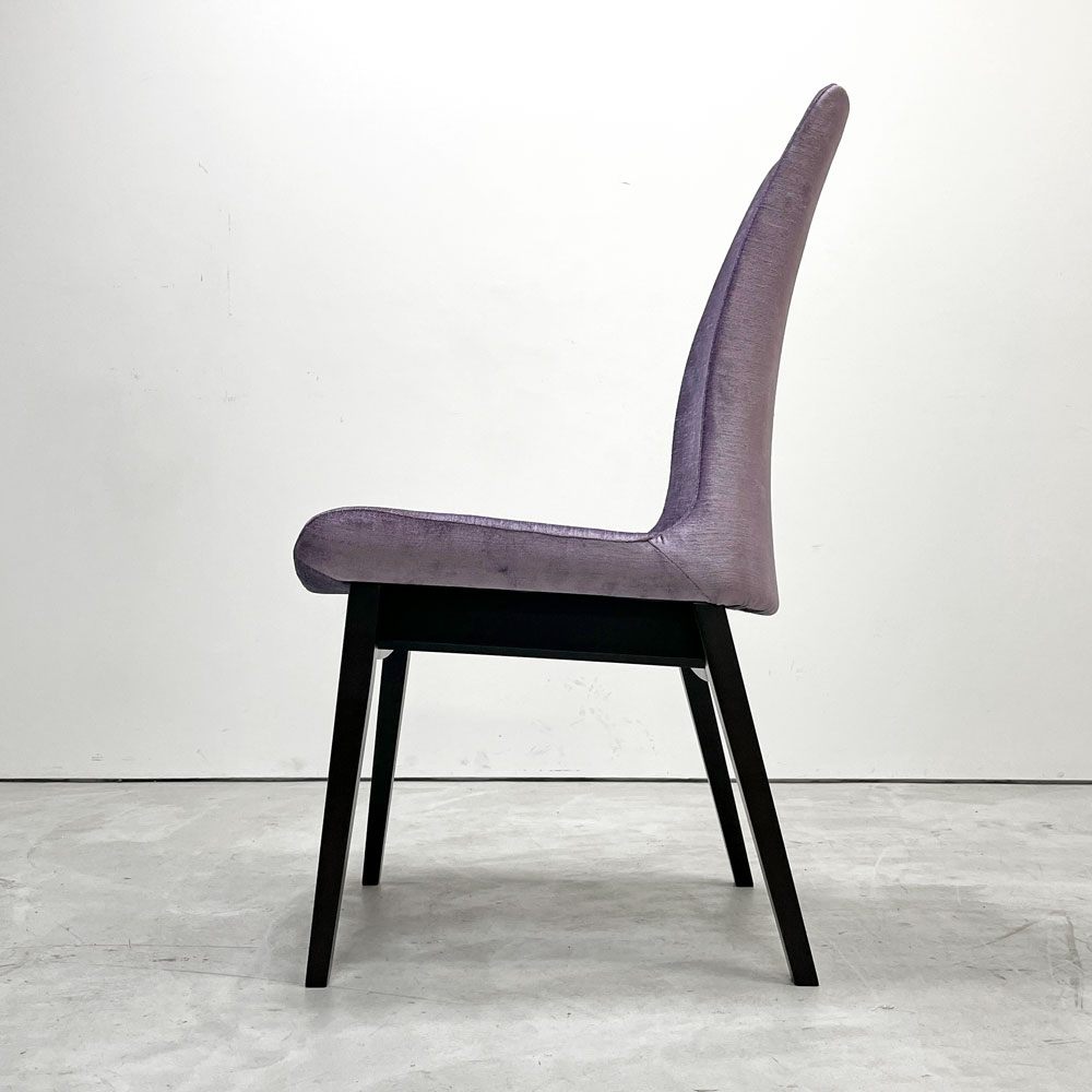 カワジュン KAWAJUN ドリディナチェア DORIDINA CHAIR ファブリック パープル モールドウレタン シンプルデザイン D ●