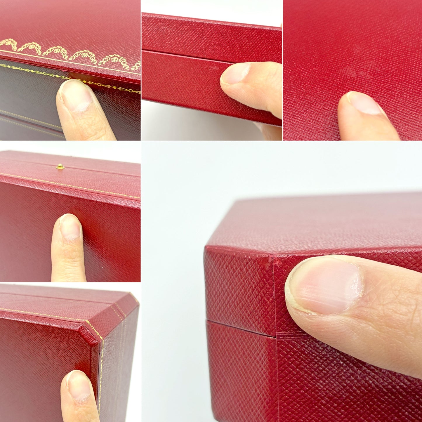 カルティエ Cartier 腕時計 ウォッチボックス ケース 純正ボックス 箱のみ ユーザーガイド付き フランス B ●