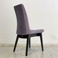 カワジュン KAWAJUN ドリディナチェア DORIDINA CHAIR ファブリック パープル モールドウレタン シンプルデザイン 美品 A ●