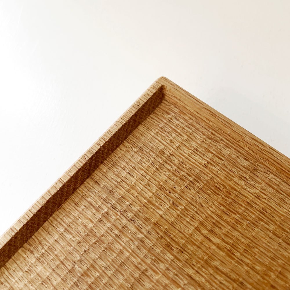 富井貴志 Takashi Tomii シキモノ shikimono 木製トレイ Sサイズ 27×15cm ナラ材 プレート 盆 木工 現代作家 定価￥8,400- B ◎