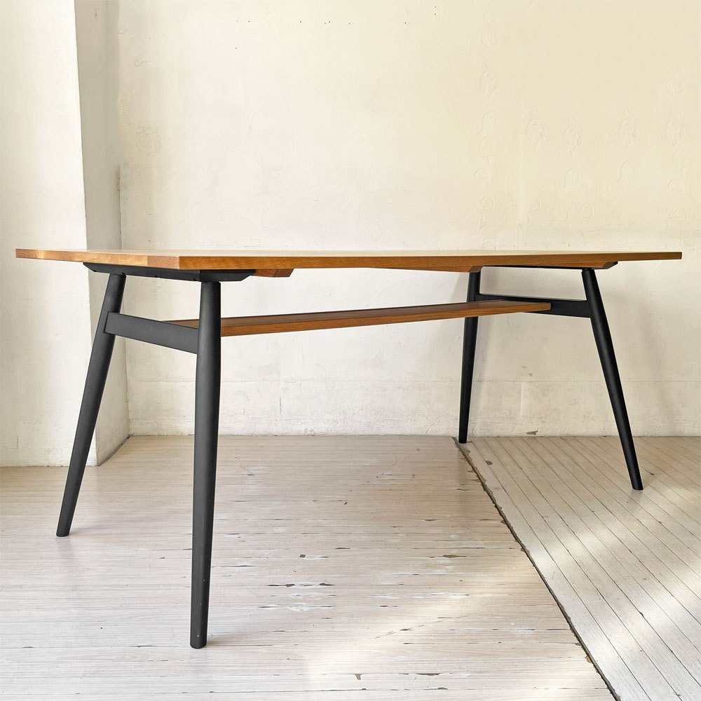 モモナチュラル MOMO Natural ダイニングテーブル RUSTIC TOP + ISO WOOD OAK LEG オーク材 W160cm 参考定価￥84,000～ ★