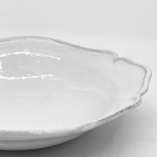 アスティエ・ド・ヴィラット ASTIER de VILLATTE バック Bac ミディアムスーププレート 19cm 陶器 フランス ホワイト B ●
