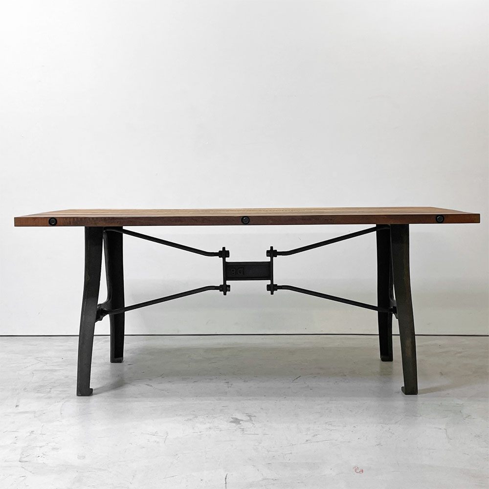 クラッシュゲート CRASH GATE クランキー2 CRANKY II ダイニングテーブル W180cm 古材x鉄脚 D8/DISTRICT EIGHT インダストリアル ●