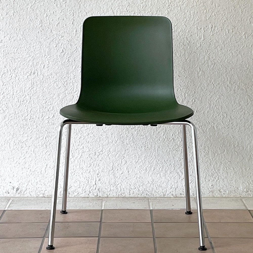 ヴィトラ vitra ハルチューブ HAL Tube サイドチェア ダイニングチェア スタッカブル グリーン ジャスパー・モリソン B ◇
