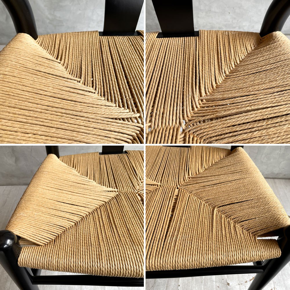カールハンセン＆サン Carl Hansen & Son CH24 Yチェア ブラックラッカー ビーチ材 ペーパーコード  ハンス・J・ウェグナー デンマーク 北欧家具 ♪