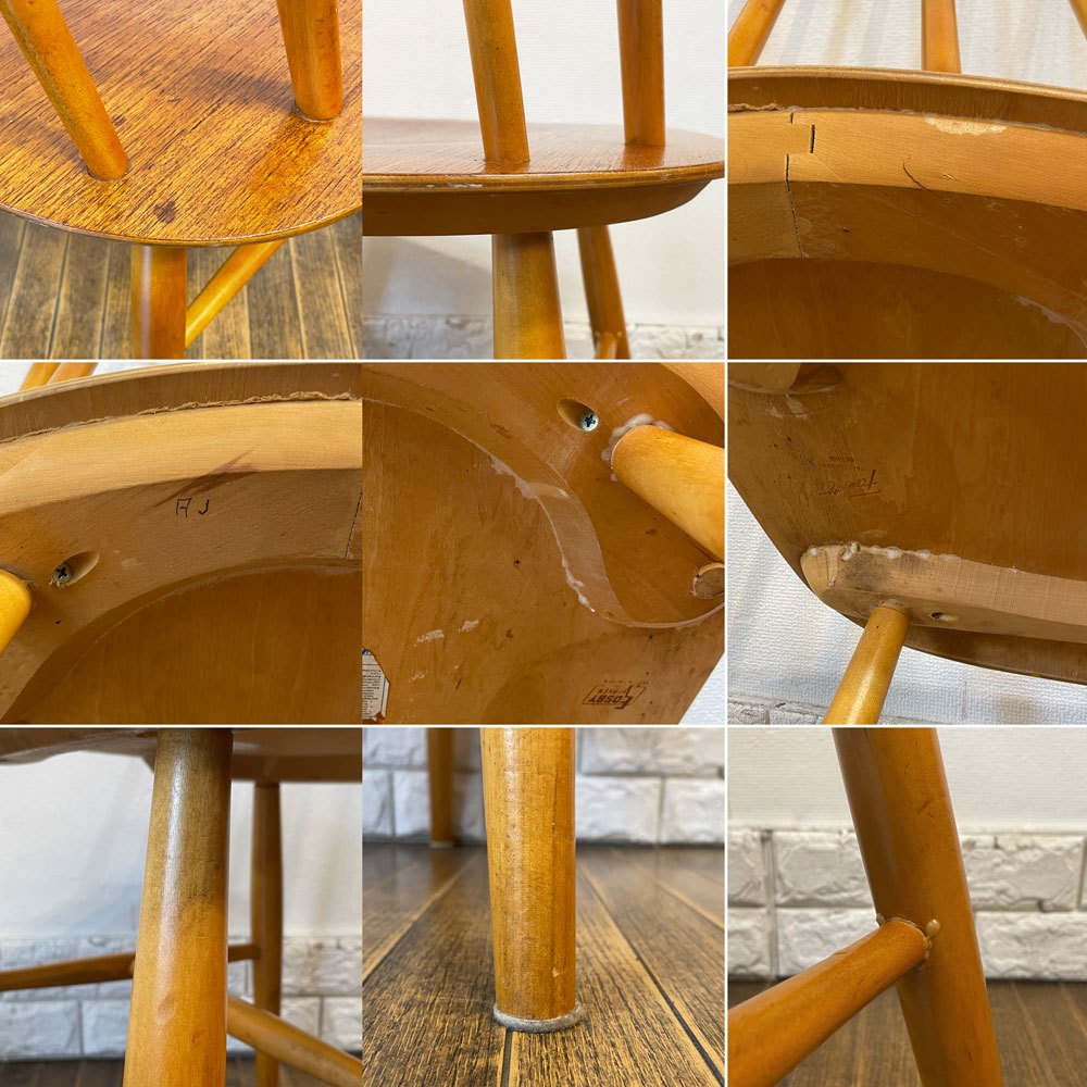 エズビーヴァーケン Edsby Verken ファネットチェア Fanett Chair ダイニングチェア イルマリ・タピオヴァーラ スウェーデン 北欧ビンテージ ◎