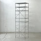 無印良品 MUJI スチールユニットシェルフ オープンシェルフ スチール棚 5段 W58 H175cm ●