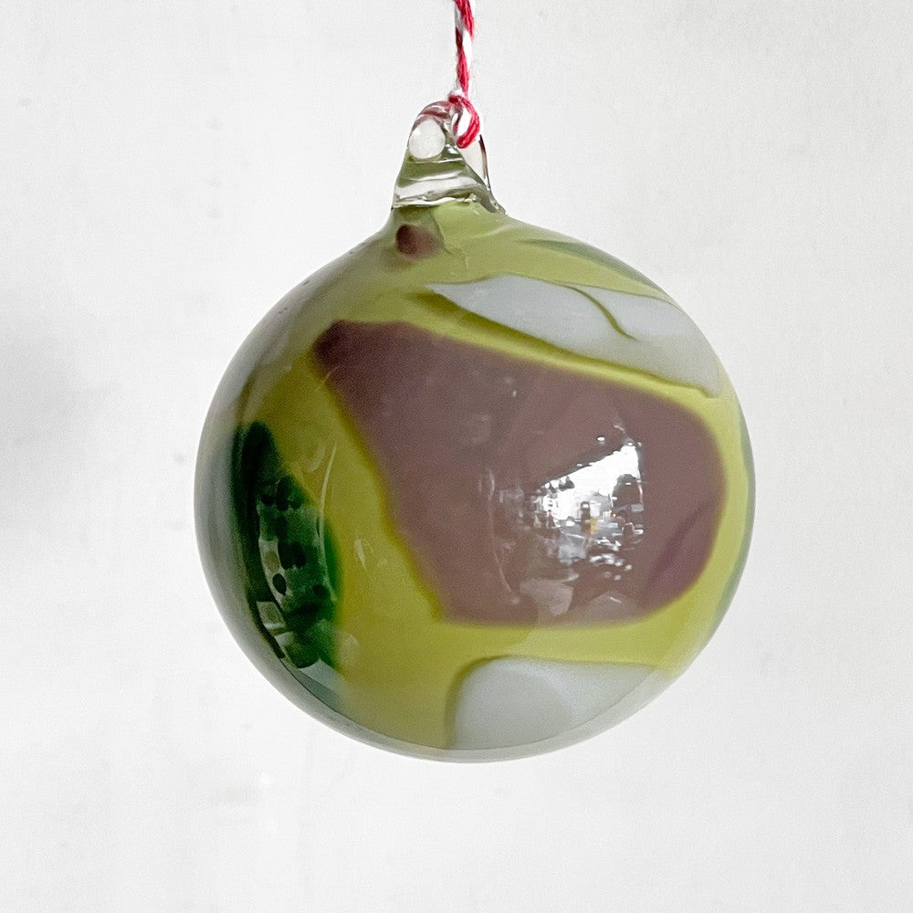 辻和美 ファクトリーズーマー factory zoomer クリスマスボール オーナメント 迷彩柄 2021年 箱付き 現代作家 A ■