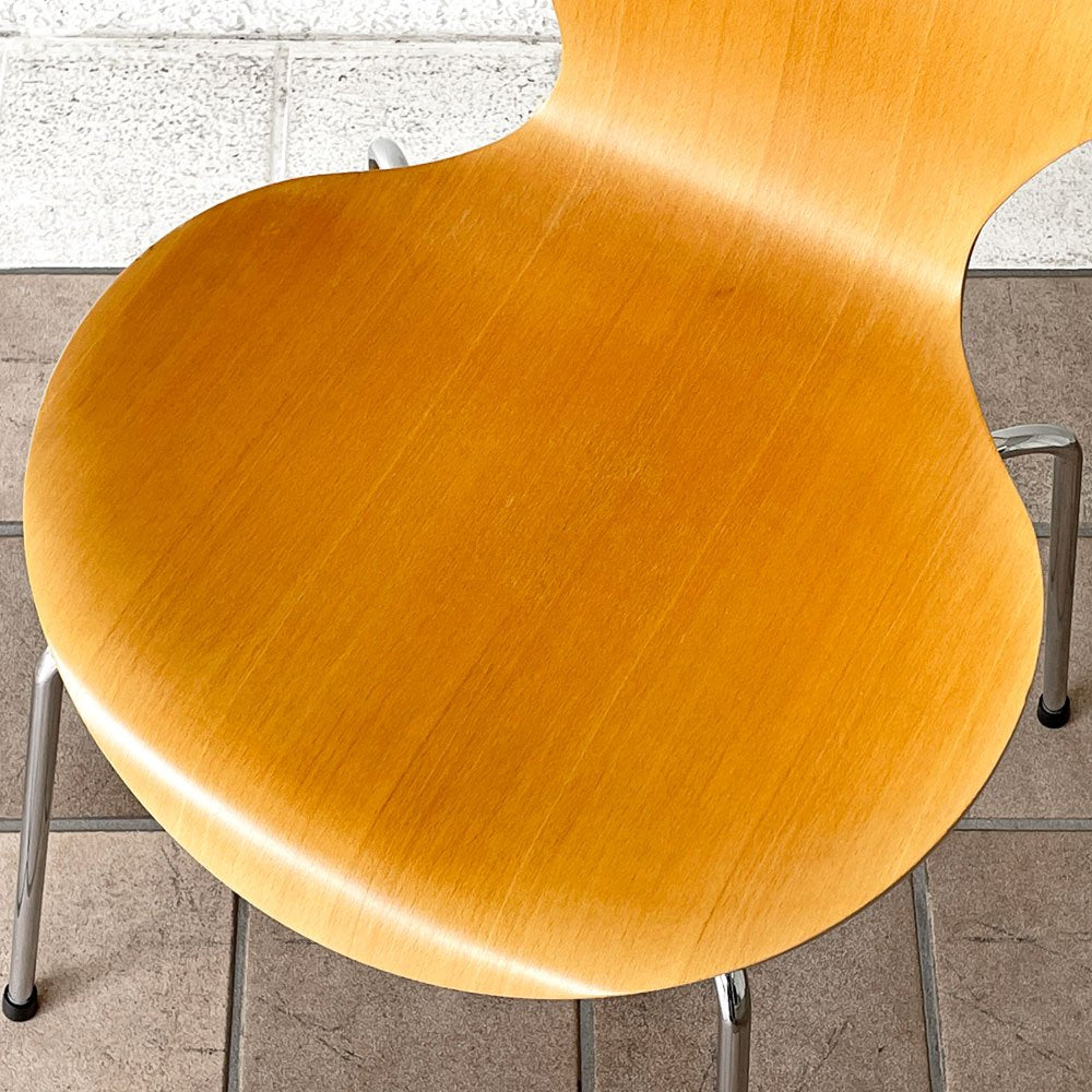 フリッツハンセン Fritz Hansen セブンチェア Seven Chair アルネヤコブセン Arne Jacobsen ナチュラル ビーチ材 北欧家具 A ◇