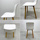 ヴィトラ vitra ハルウッド HAL WOOD サイドチェア ダイニングチェア ホワイト ナチュラルオーク ジャスパー・モリソン 定価￥78,100- B ●