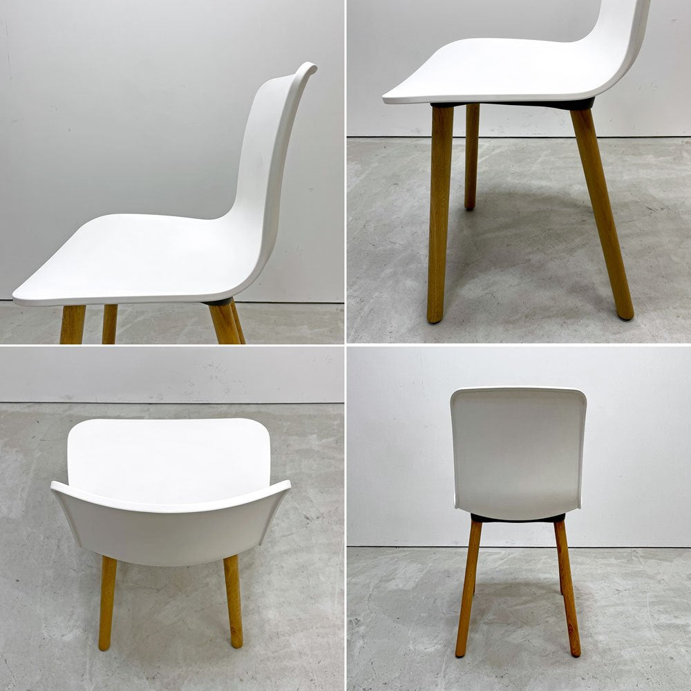 ヴィトラ vitra ハルウッド HAL WOOD サイドチェア ダイニングチェア ホワイト ナチュラルオーク ジャスパー・モリソン 定価￥78,100- B ●