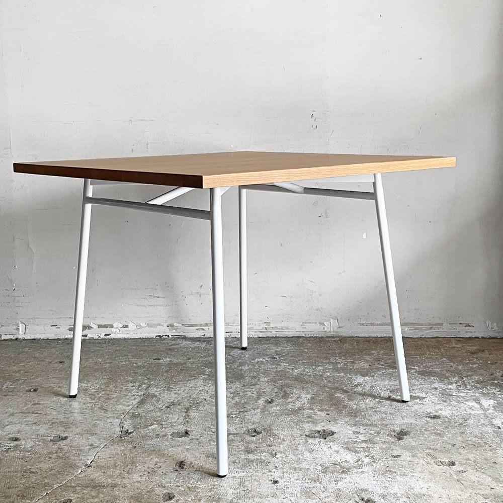 イデー IDEE マタン MATIN ダイニングテーブル オーク無垢材 スチールレッグ ナチュラル W90cm 澁谷一星 ナチュラルデザイン ■