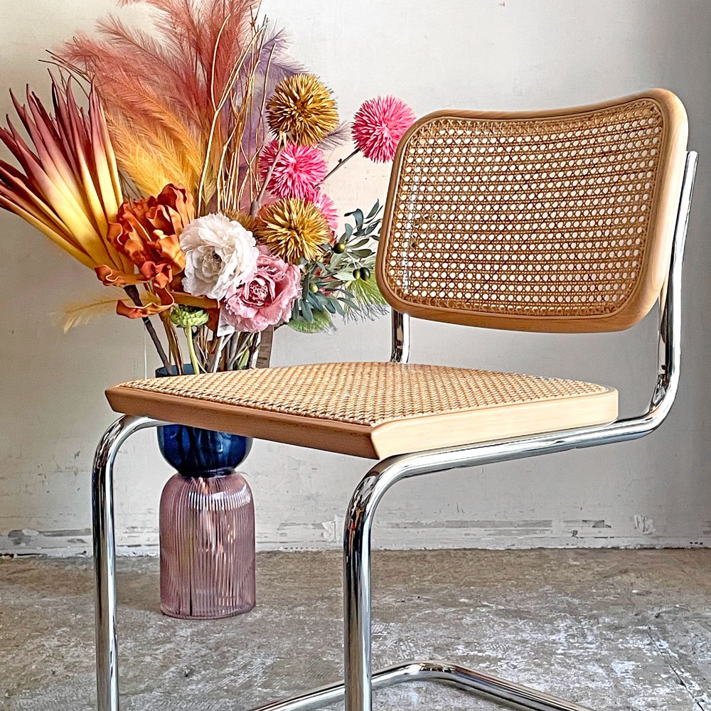 ノルスタジオ Knoll Studio ブロイヤーコレクション Breuer Collection チェスカチェア CESCA CHAIR アームレス マルセル・ブロイヤー 美品■
