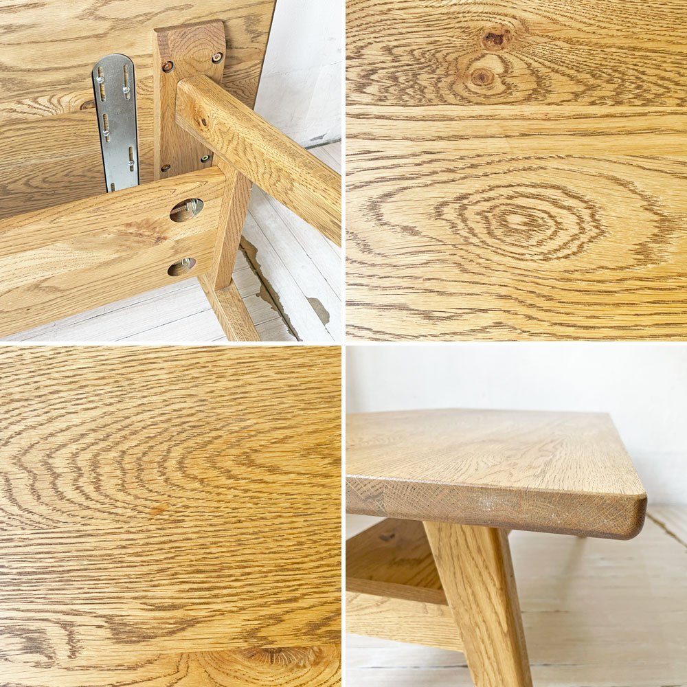 ウニコ unico アディ ADDAY ダイニングテーブル オーク材 オイル仕上げ W100cm ナチュラル 定価￥45,650- ★