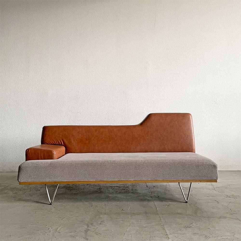 クラッシュゲート CRASH GATE コンフォーム COMFORM イットソファ IT SOFA 2.5人掛け 右肘 W181cm ツートンカラー 定価￥128,700- 〓