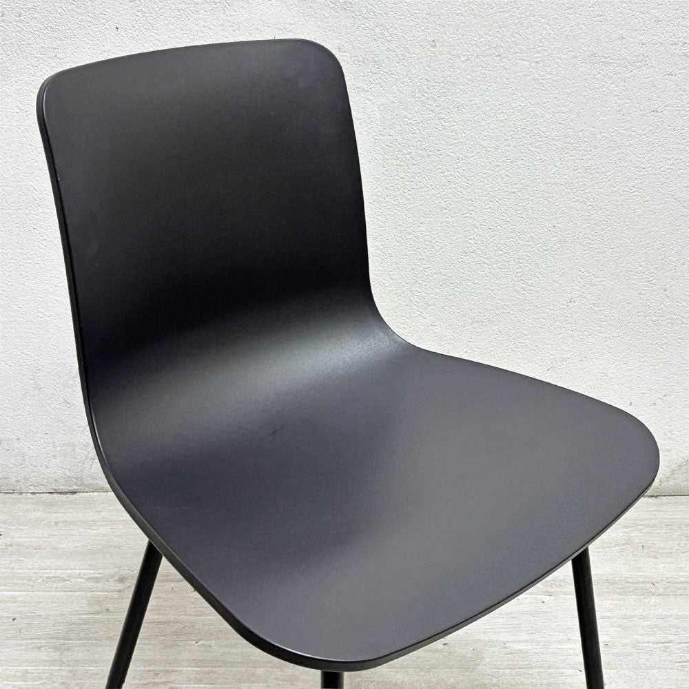 ヴィトラ vitra ハルチューブ HAL Tube サイドチェア ダイニングチェア ブラック ジャスパー・モリソン ●
