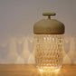 サンルイ SAINT-LOUIS フォリア FOLIA ポータブルランプ クリスタル LED どんぐりランプ H29cm エルメス HERMES ◎