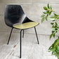 シュタイナー Steiner トノーチェア Tonneau Chair ダイニングチェア プライウッド ブラック クッション付き ピエール・ガーリッシュ Pierre Guarich フランス ビンテージ 希少 ♪