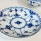 ロイヤルコペンハーゲン ROYAL COPENHAGEN ブルーフルーテッド ハーフレース ティーカップ＆ソーサー 北欧食器 Ｈ ◎