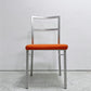 カリガリス Calligaris ダイニングチェア ファブリック スチール オレンジ系 シルバー イタリア モダンスタイル A ●