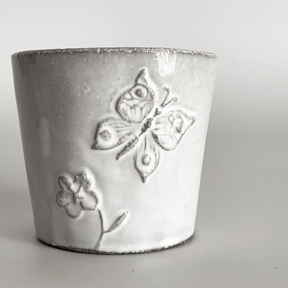 アスティエ・ド・ヴィラット Astier de Villatte フルール Fleurs カップ タンブラー 蝶 スズラン 陶器 フランス B ■
