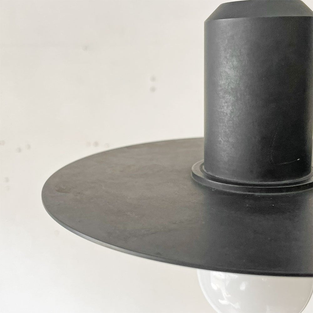 ニューライトポタリー New Light Pottery バレットフラットシェード Bullet flat shade 190 ペンダントライト ブラック 定価64,900円 ★