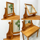 カキ キャビネット メーカー KAKI CABINET MAKER ミラーテーブル Mirror Table ドレッサー 鏡台  抽斗2杯  紅松無垢材 参考定価 ￥187,000- ●
