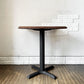 イデア IDEA カフェテーブル ブナ材天板 ウォールナット色 NA 60×60cm Original + 鉄脚 311A BK 合計定価￥23,700- ◎